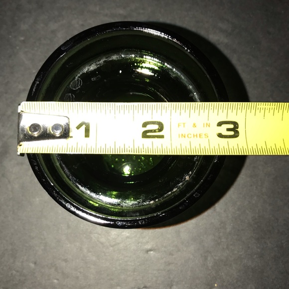 3 Vintage Dansk Green Glass Candle Holder Denmark MidCenturyModern Votive Holder - Picture 8 of 14